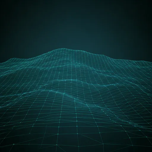 abstract technological digital grid